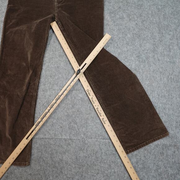 J. Jill Pants Womens 12 Petite Corduroy Boot Cut Brown Casual Stretch - Picture 4 of 10